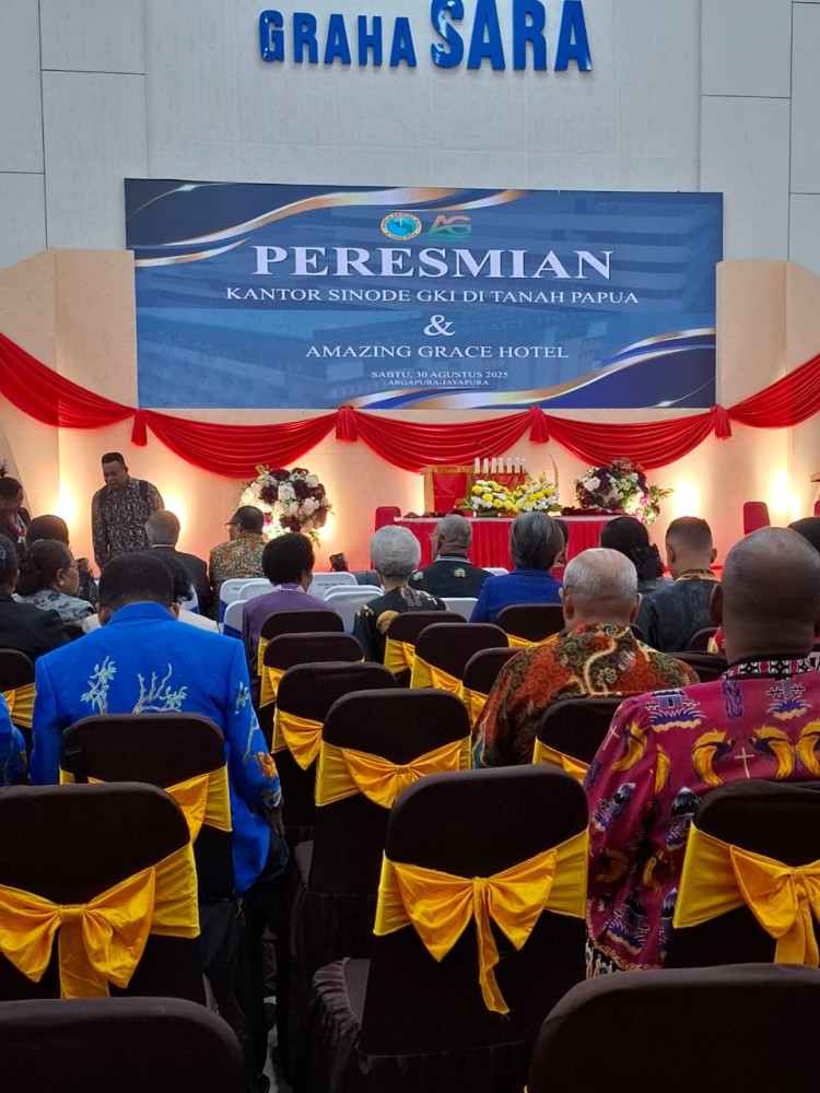 Pamwal Responsif Peresmian Kantor SINODE GKI dan Amazing Grace Hotel Yang diresmikan oleh  Pj. SEKDA Provinsi Papua, Bupati/Walikota, Gubernur Se-prov