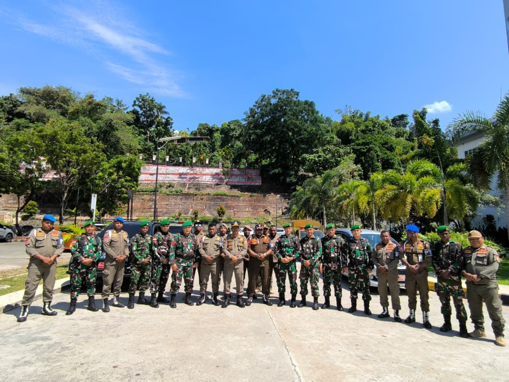 PATROLI GABUNGAN DALAM RANGKA KUNJUNGAN WAKIL PRESIDEN DI WILAYAH KOTA JAYAPURA DAN KABUPATEN JAYAPURA, PROVINSI PAPUA 