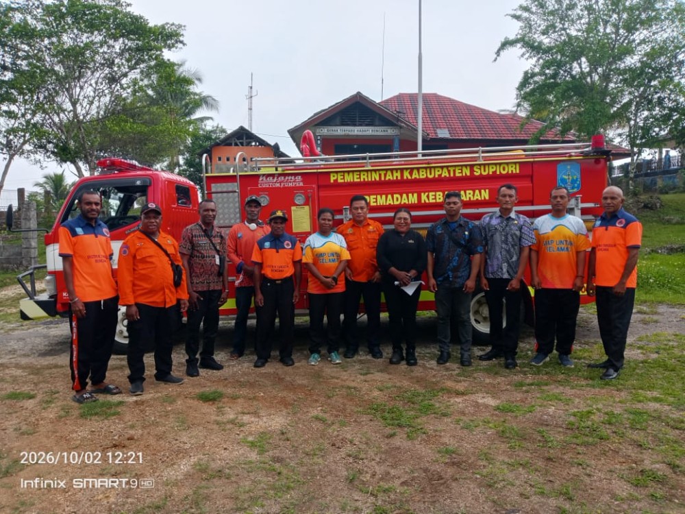 Identifikasi Sumber Daya Pemadam Kebakaran di kab. Supiori