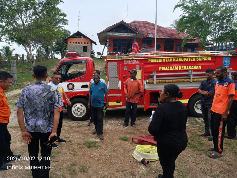 Identifikasi Sumber Daya Pemadam Kebakaran di kab. Supiori