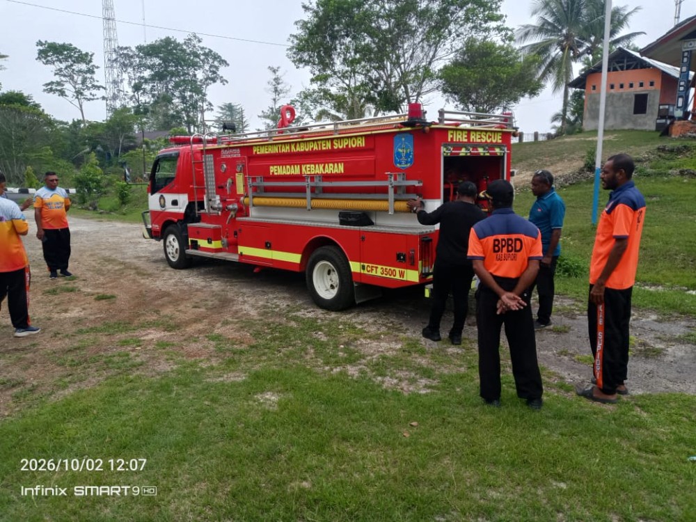 Identifikasi Sumber Daya Pemadam Kebakaran di kab. Supiori